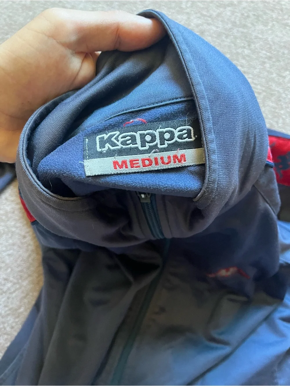 VTG 90’s Kappa Navy Blue / Red Tracksuit Jacket